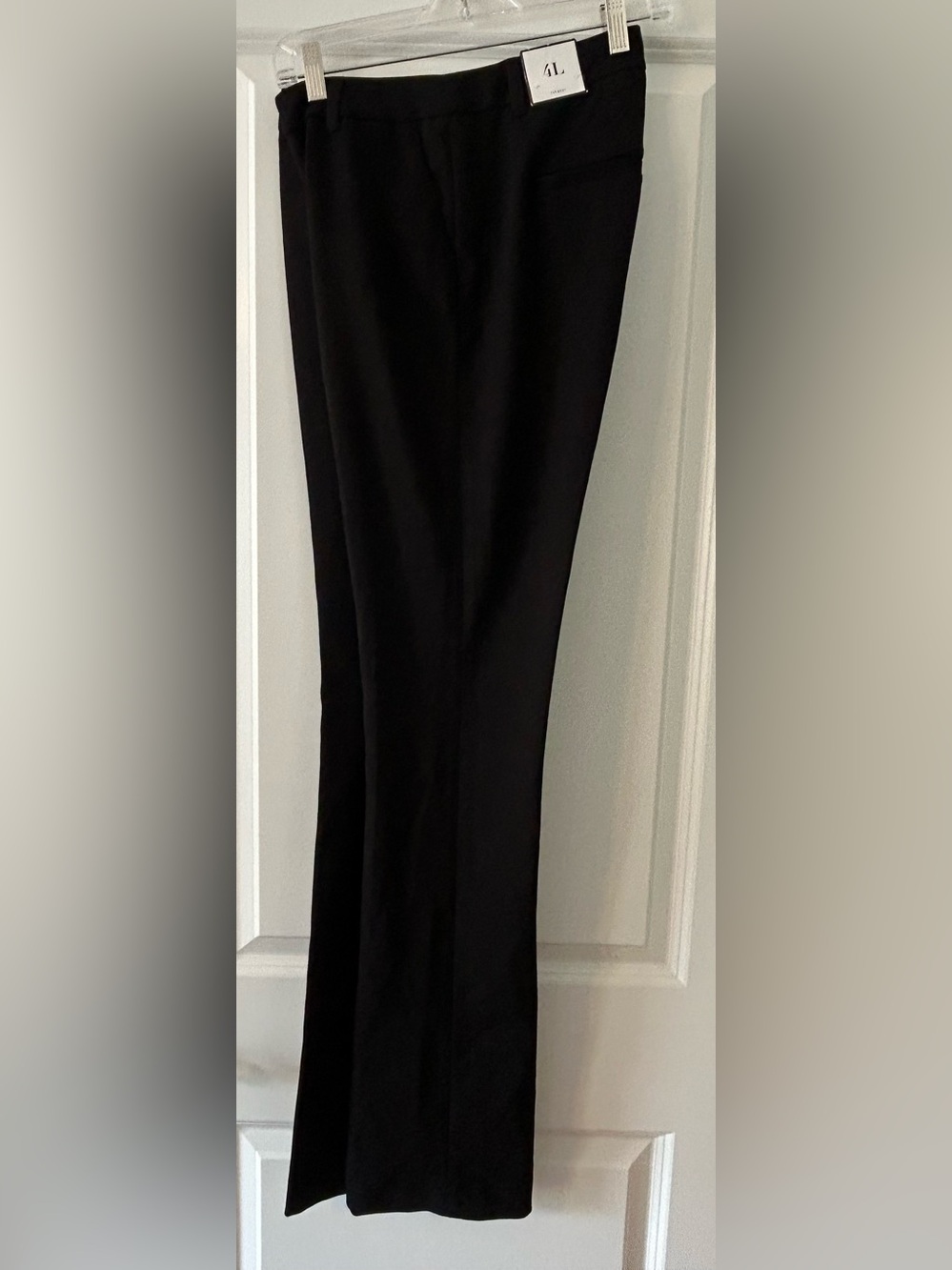 NWT - White House Black Market The Boot Black Dress Pants 4L (Long)